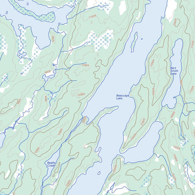 Natural Resources Canada Watt Lake, MB (064C07 Toporama) digital map