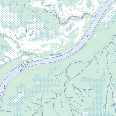 Natural Resources Canada Wawa Lakes, ON (042J08 Toporama) digital map