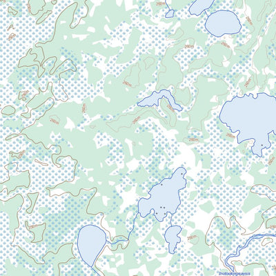 Natural Resources Canada Wechaki Lake, MB (063H10 Toporama) digital map