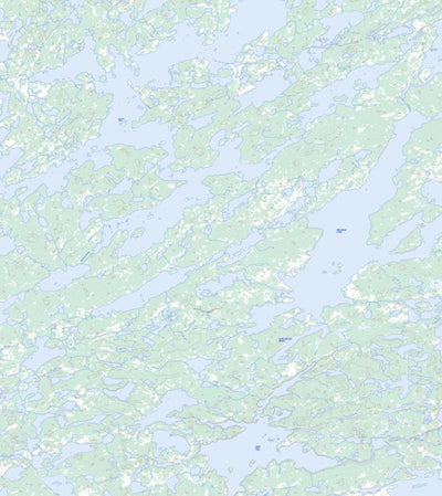 Natural Resources Canada Wecho Lake, NT (085P13 Toporama) digital map
