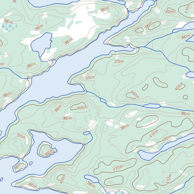 Natural Resources Canada Wecho Lake, NT (085P13 Toporama) digital map