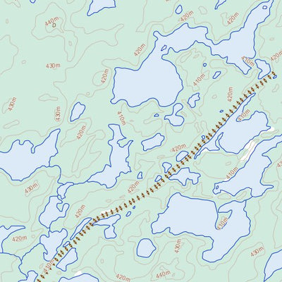 Natural Resources Canada Wellbelove Bay, SK (064L10 Toporama) digital map