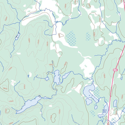 Natural Resources Canada Wenebegon Lake, ON (041O06 Toporama) digital map