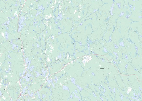 Wentworth Lake, NS (021A04 Toporama) Map by Natural Resources Canada ...