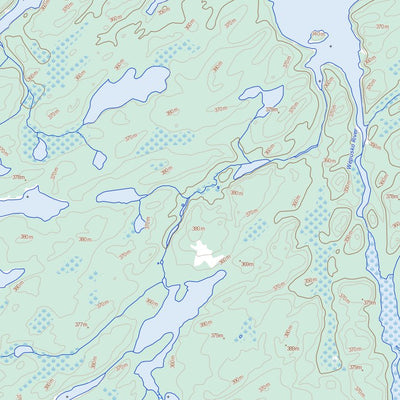Natural Resources Canada Wepusko Bay (064E02 Toporama) digital map