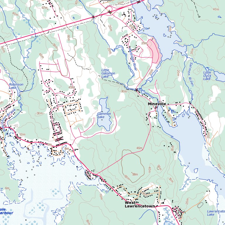 West Chezzetcook, NS (011D11 Toporama) Map by Natural Resources Canada