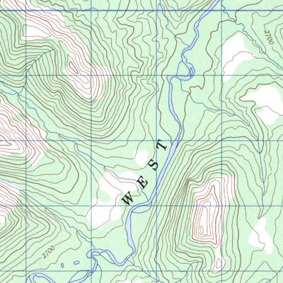 Natural Resources Canada West Hart River, YT (116A14 CanMatrix) digital map