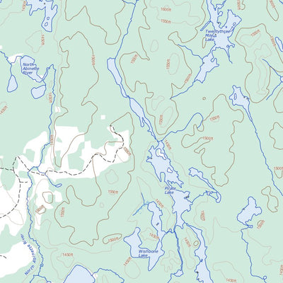 Natural Resources Canada White Owl Lake, ON (041O02 Toporama) digital map