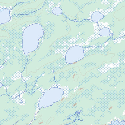 Natural Resources Canada White Rabbit Lake, MB (063I14 Toporama) digital map