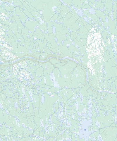 Natural Resources Canada White Water Lily Lake, NT (096F16 Toporama) digital map