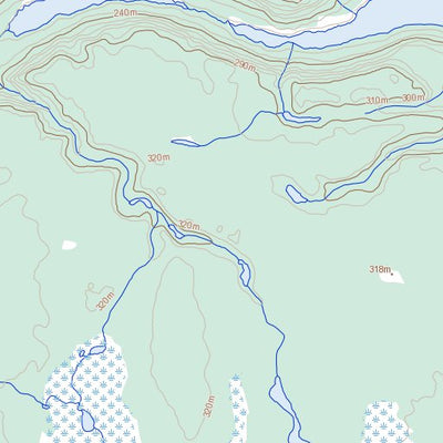 Natural Resources Canada White Water Lily Lake, NT (096F16 Toporama) digital map