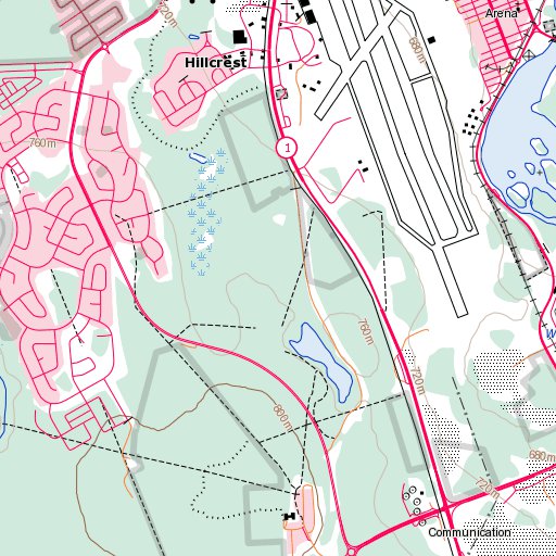 Whitehorse, YT (105D11 Toporama) Map by Natural Resources Canada ...