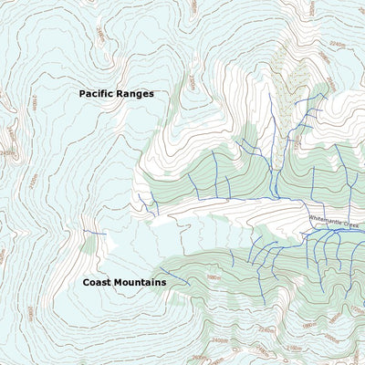Natural Resources Canada Whitemantle Creek (092N03 Toporama) digital map