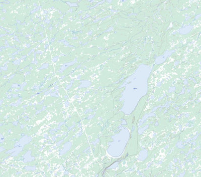 Natural Resources Canada Whitemud Lake, MB (053M03 Toporama) digital map