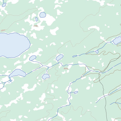 Natural Resources Canada Whitemud Lake, MB (053M03 Toporama) digital map