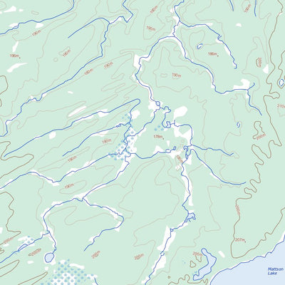 Natural Resources Canada Whitemud Lake, MB (053M03 Toporama) digital map