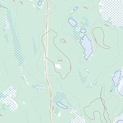 Natural Resources Canada Whiteswan Lakes, SK (073I03 Toporama) digital map