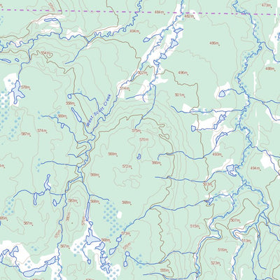 Natural Resources Canada Whitewater Lake, MB (062K16 Toporama) digital map