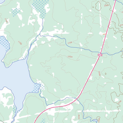 Natural Resources Canada Wiau Lake, AB (073M06 Toporama) digital map