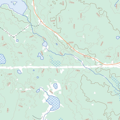 Natural Resources Canada Wiau Lake, AB (073M06 Toporama) digital map
