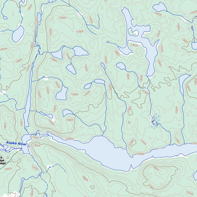 Natural Resources Canada Wigwasan Lake, ON (052I03 Toporama) digital map