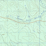 Natural Resources Canada Wild Goose Lake, NB (021N16 CanMatrix) digital map