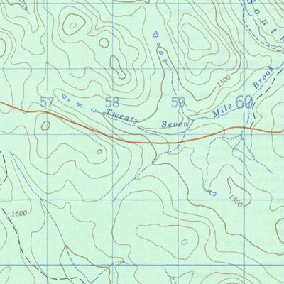 Natural Resources Canada Wild Goose Lake, NB (021N16 CanMatrix) digital map