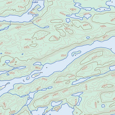 Natural Resources Canada Wiley Lake, SK (074O08 Toporama) digital map