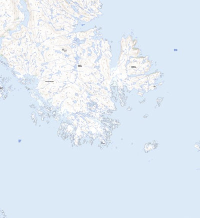 Natural Resources Canada Williams Peninsula (025I15 Toporama) digital map