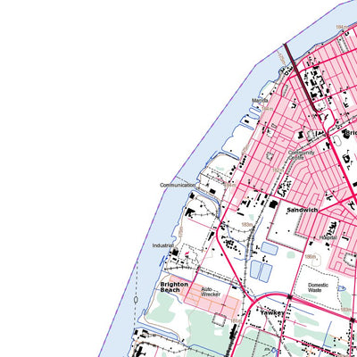 Natural Resources Canada Windsor, ON (040J06 Toporama) digital map