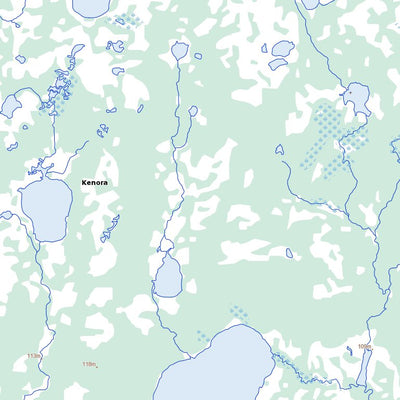 Natural Resources Canada Winino Creek, ON (043L15 Toporama) digital map