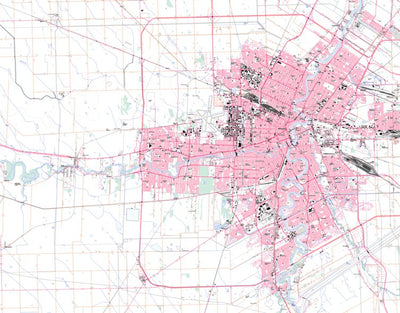 Natural Resources Canada Winnipeg, MB (062H14 Toporama) digital map