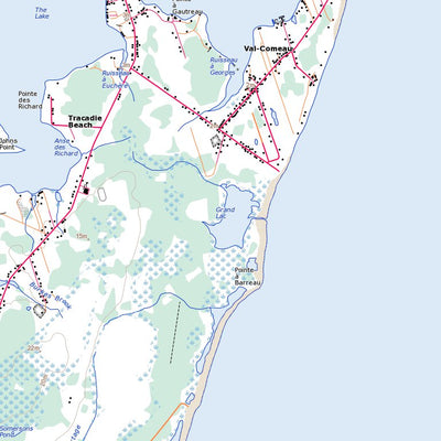 Natural Resources Canada Wishart Point, NB (021P07 Toporama) digital map
