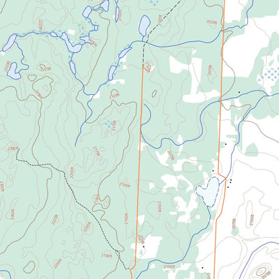 Natural Resources Canada Witchekan Lake, SK (073G05 Toporama) digital map