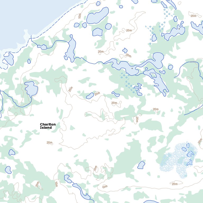 Wolf Islet (033D03 Toporama) Map by Natural Resources Canada | Avenza Maps