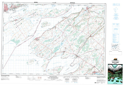 Natural Resources Canada Wolfe Island, ON (031C01 CanMatrix) digital map