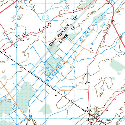 Natural Resources Canada Wolfe Island, ON (031C01 CanMatrix) digital map
