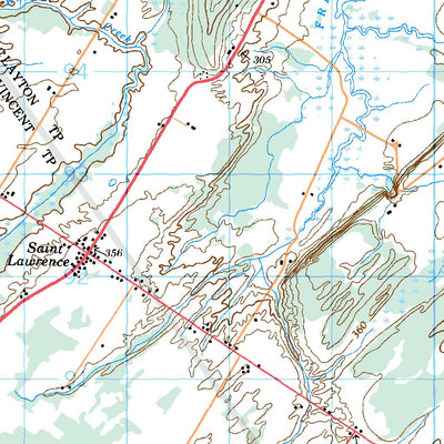 Natural Resources Canada Wolfe Island, ON (031C01 CanMatrix) digital map