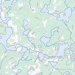 Natural Resources Canada Wolk Lake, MB (064N12 Toporama) digital map