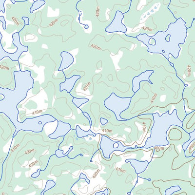 Natural Resources Canada Wolk Lake, MB (064N12 Toporama) digital map
