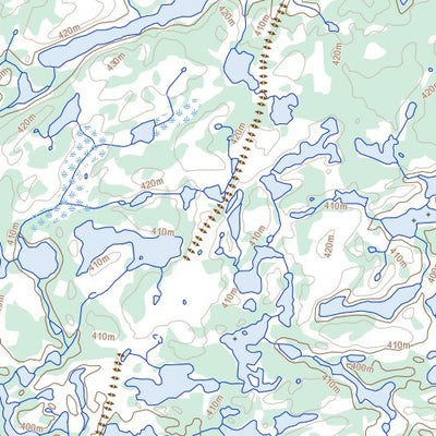 Natural Resources Canada Wolk Lake, MB (064N12 Toporama) digital map