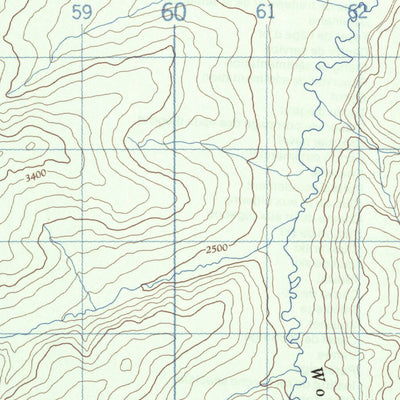 Natural Resources Canada Wolverine Creek, YT (115I12 CanMatrix) digital map