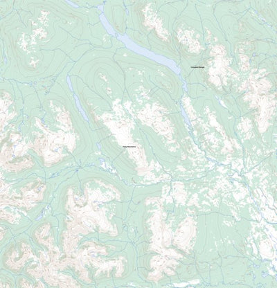 Natural Resources Canada Wolverine Lake, YT (105G08 Toporama) digital map