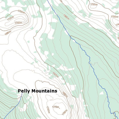 Natural Resources Canada Wolverine Lake, YT (105G08 Toporama) digital map