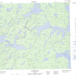 Natural Resources Canada Wood Lake, MB (064H05 CanMatrix) digital map