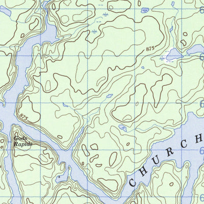Natural Resources Canada Wood Lake, MB (064H05 CanMatrix) digital map