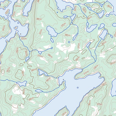 Natural Resources Canada Wopmay Lake, NT (086F02 Toporama) digital map