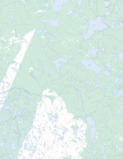 Natural Resources Canada Wounded Bear Lake, NT (106N10 Toporama) digital map