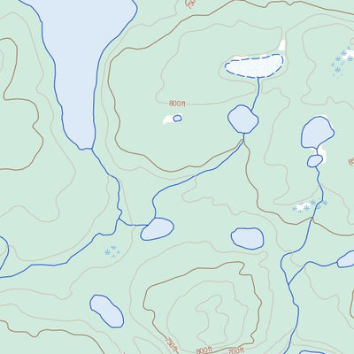 Natural Resources Canada Wounded Bear Lake, NT (106N10 Toporama) digital map