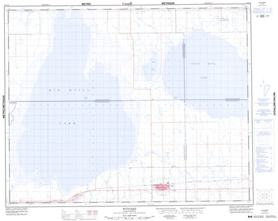 Natural Resources Canada Wynyard, SK (072P16 CanMatrix) digital map